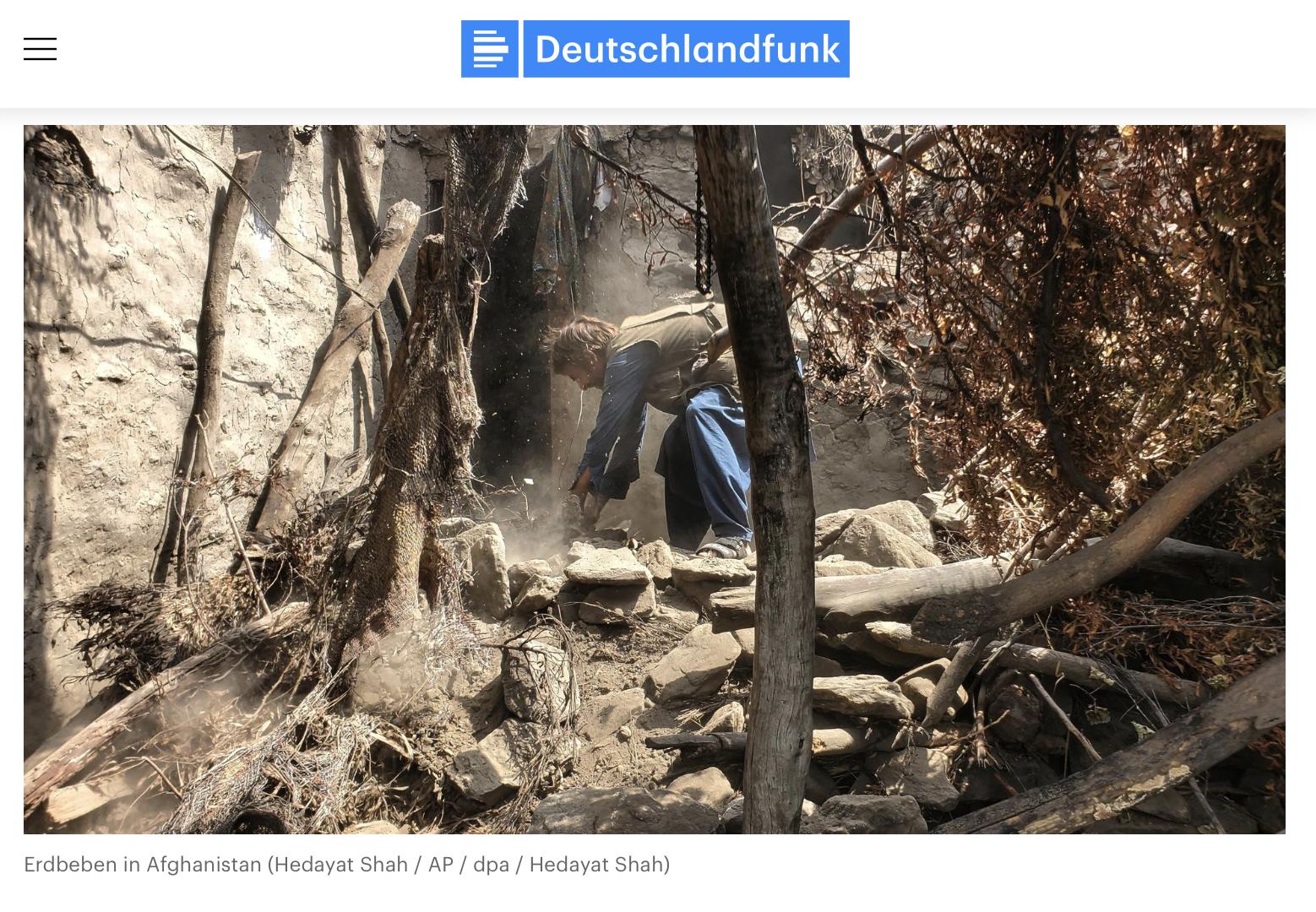 Nach Erdbeben in Afghanistan - Helfer bergen weitere Todesopfer